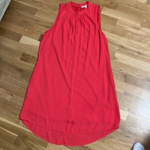 Light Red A line midi